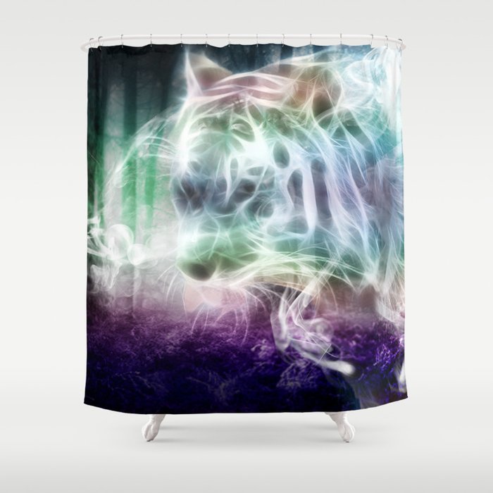 Spirit Tiger Shower Curtain
