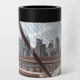 Brooklyn Bridge on a Winter Day Can Cooler