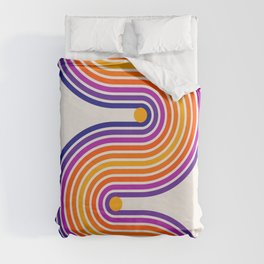 The Groove: Retro 80s Edition Duvet Cover