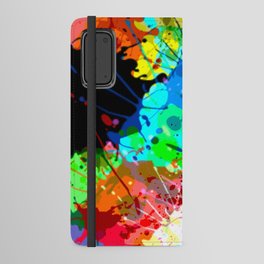 Colorful Splashes Android Wallet Case