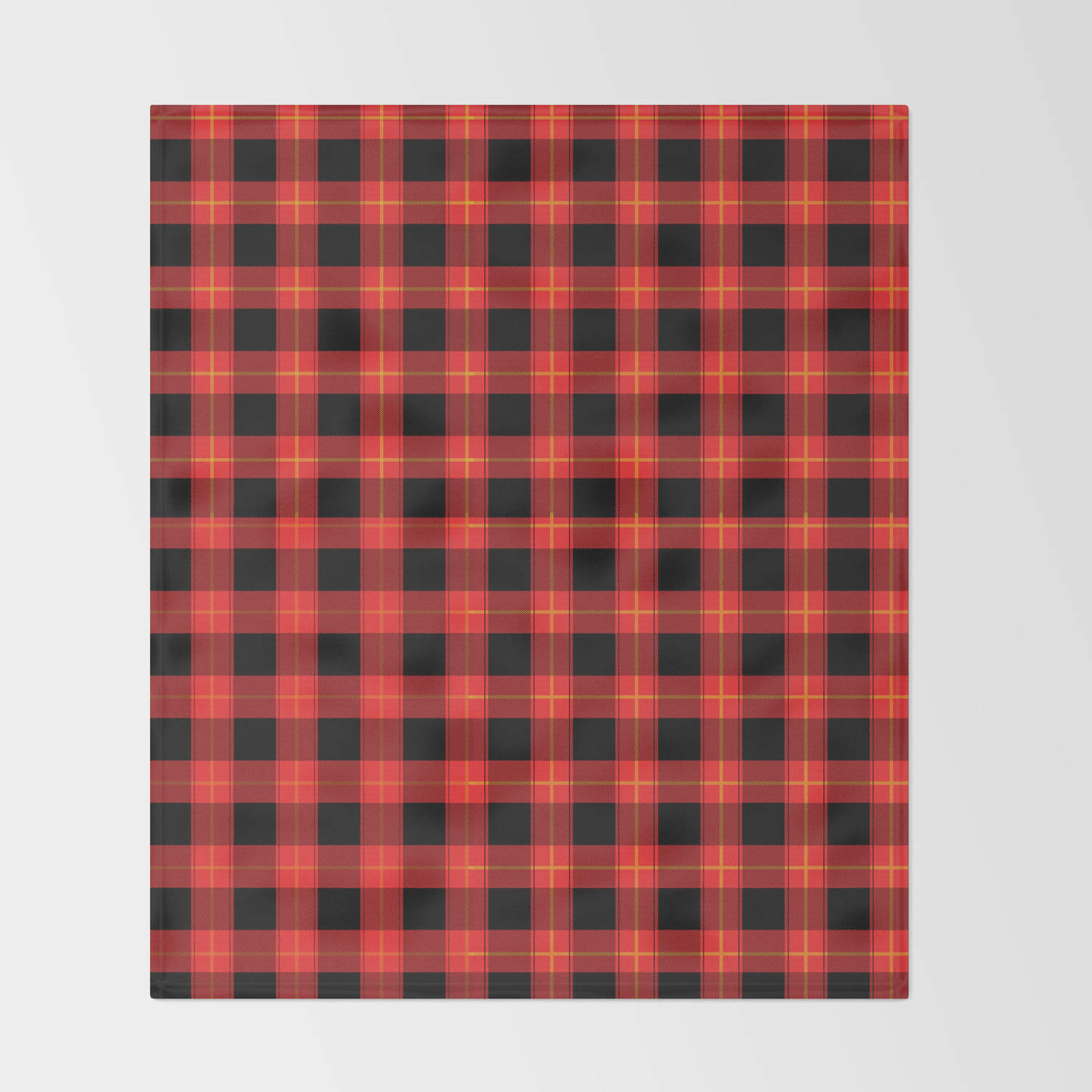 Red Buffalo Plaid Flannel Pattern Throw Blanket By Themeticulouswhim Society6