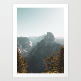 Half Dome in Yosemite National Park Art Print