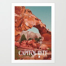 Capitol Reef National Park Art Print