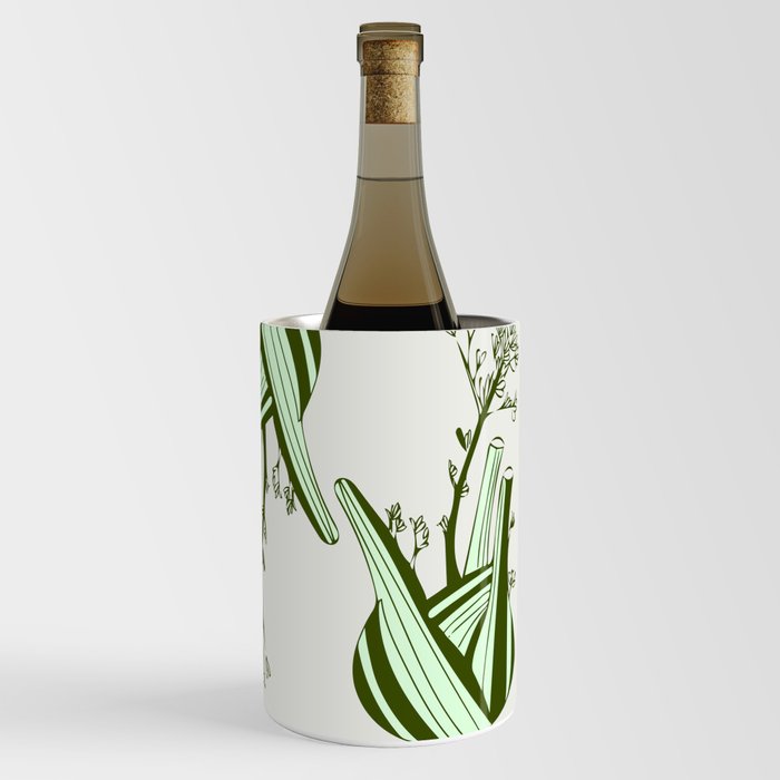 Fennel - vegetable print Wine Chiller