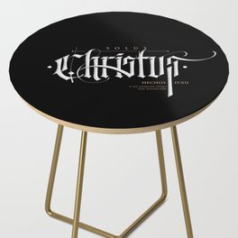 Solus Christus Side Table