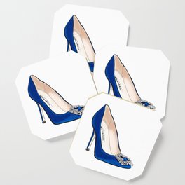 Blue Shoe Coaster