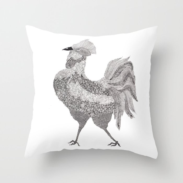 rooster Throw Pillow
