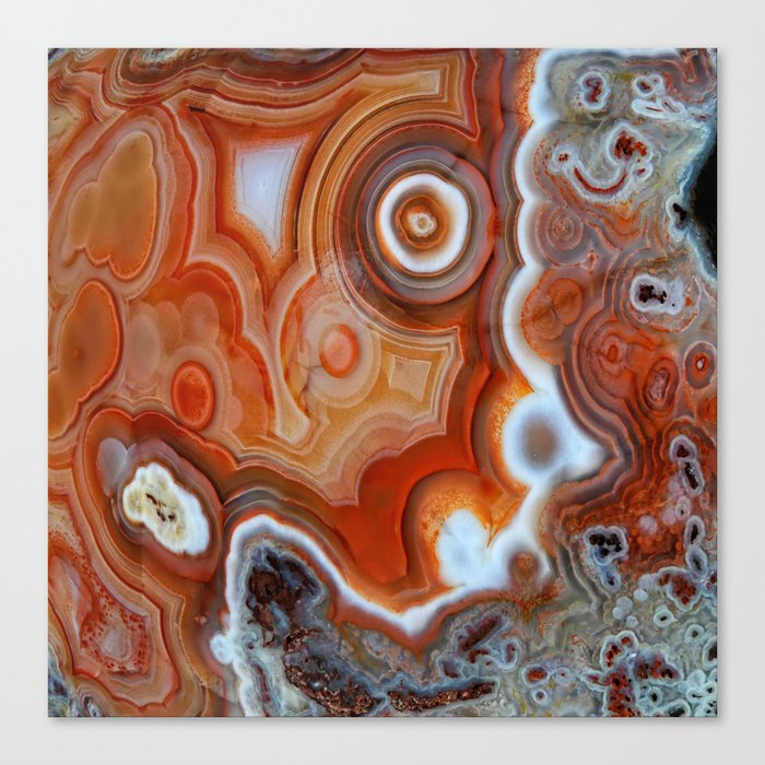 Agate Geode Texture 08 Canvas Print