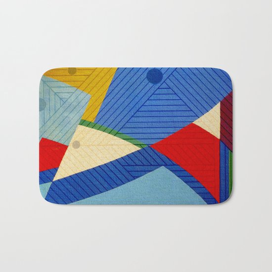Fish Lines Bath Mat