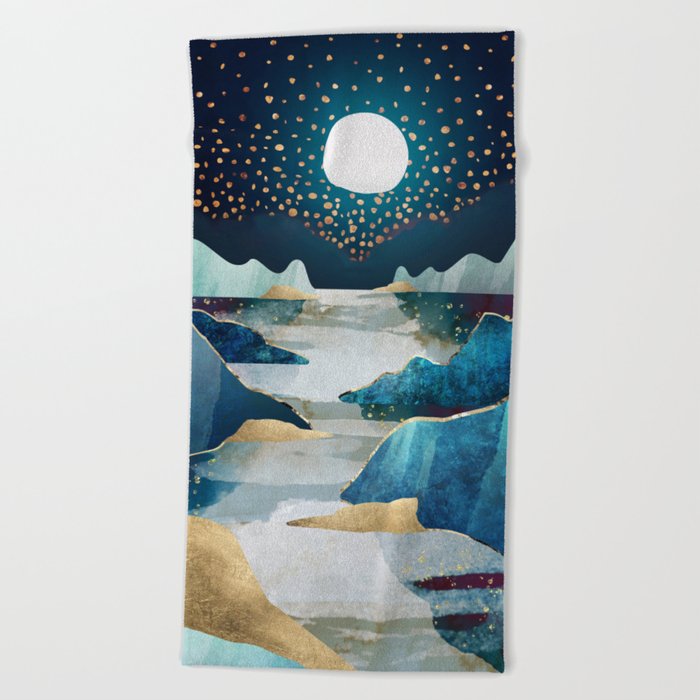 Moon Glow Beach Towel