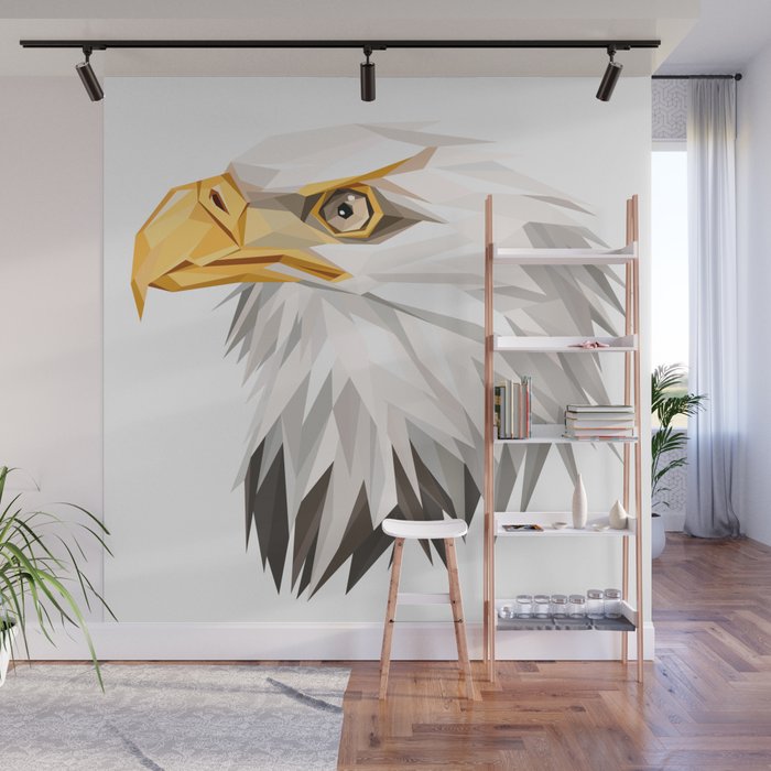 bald eagle wall art office decor print digital download room printable art bald eagle print home wall d\u00e9cor bird animal print art