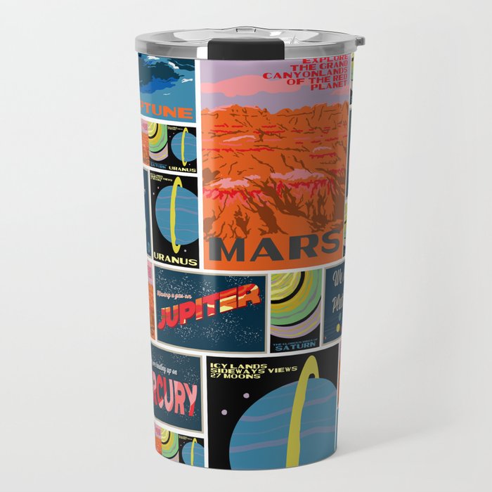 Postcards from a Cosmic Voyage Travel Mug
