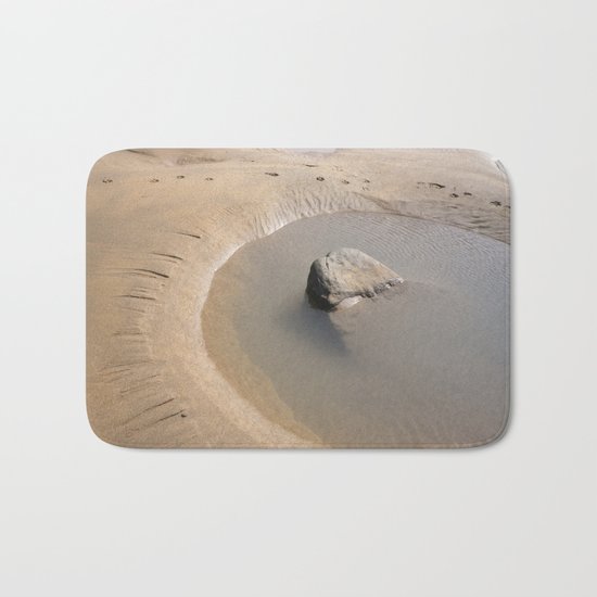 TIDAL POOL CORNWALL BEACH Bath Mat