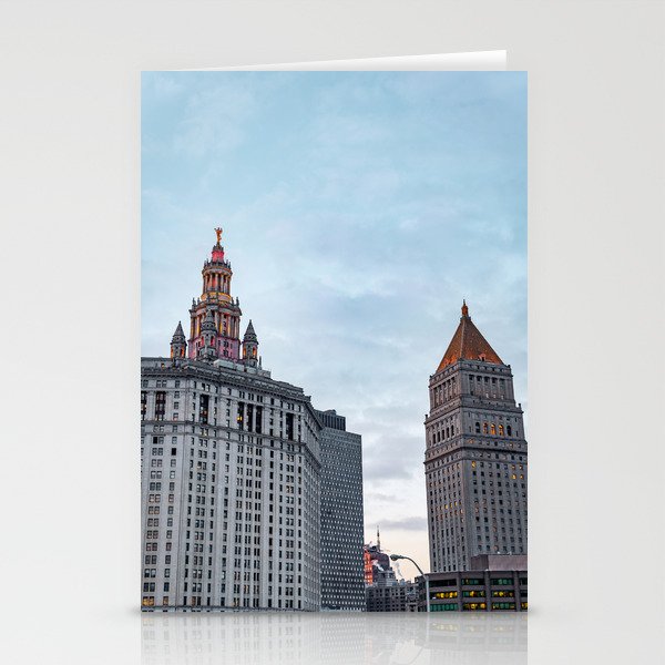 Sunset in New York City | Architecture Photography in NYC Stationery Cards