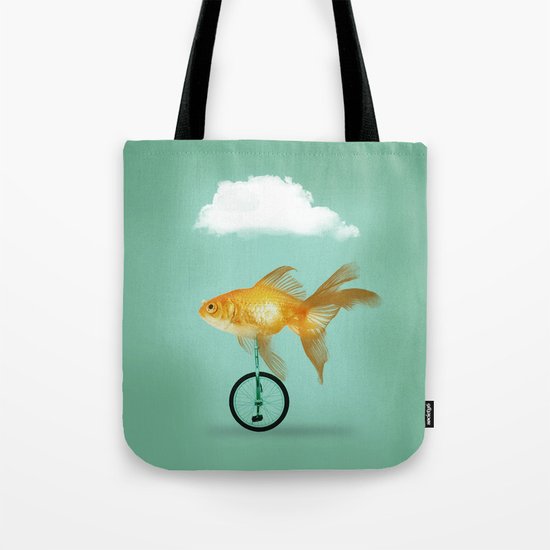 unicyle goldfish III Tote Bag