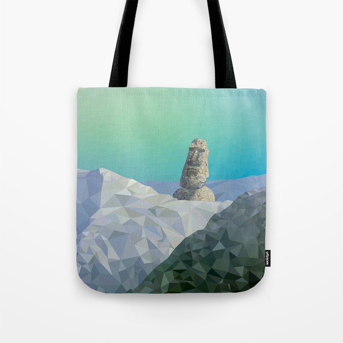 This is Not Easter Island Tote Bag