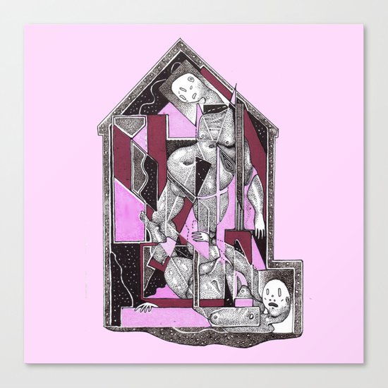 house 3 Canvas Print