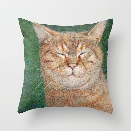 Sleepy Throw Pillow