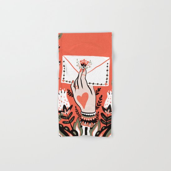Love Letter Hand & Bath Towel