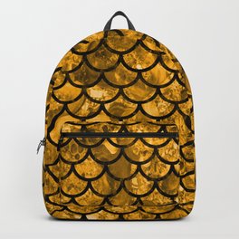 Gold Dragon Scales Backpack