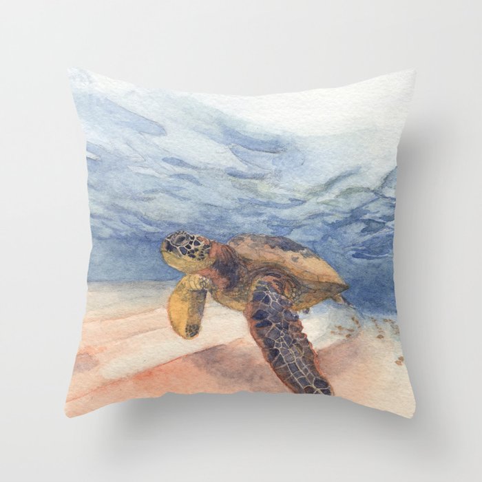 Turtle throw pillows top