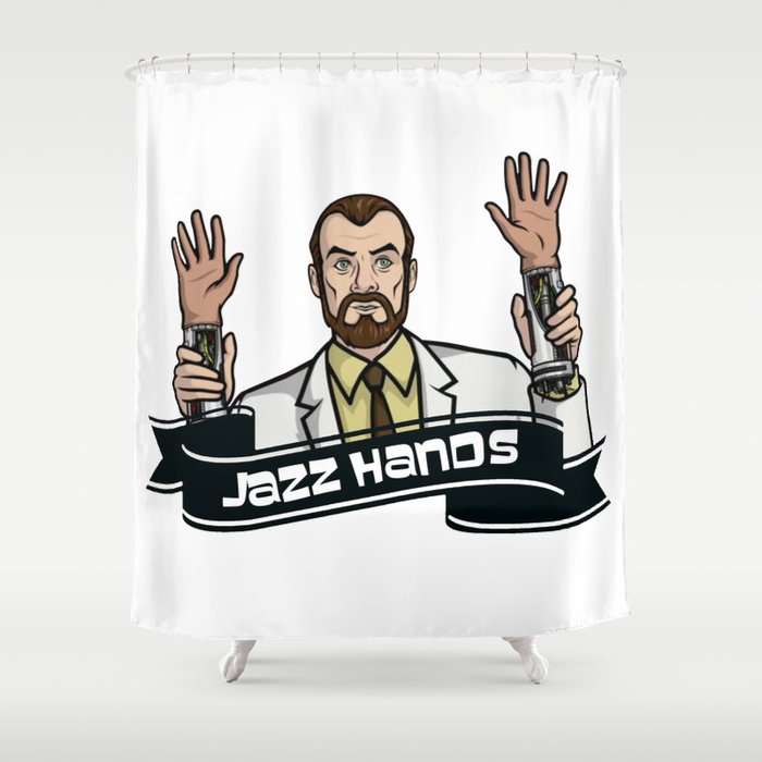 Jazz Hands! Shower Curtain