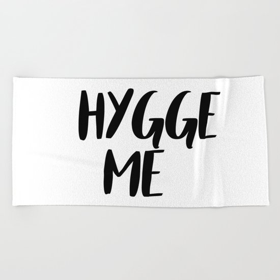 Hygge me Beach Towel