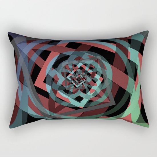 Celtic Droste Pattern Rectangular Pillow