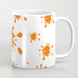 Splash Orange Stain Coffee Mug