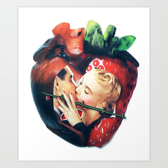 Organic | Collage Art Print