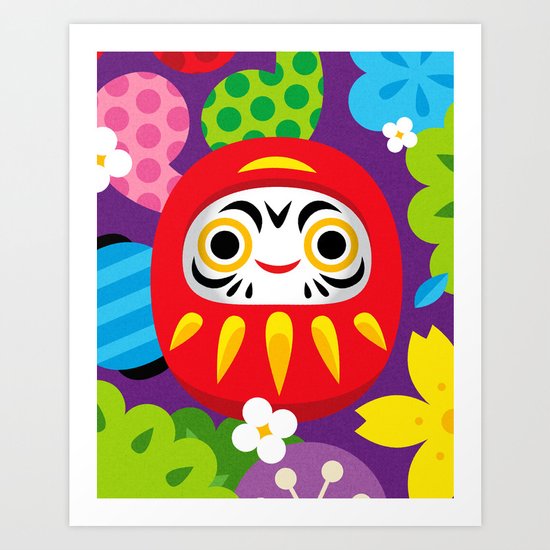 Daruma Art Print