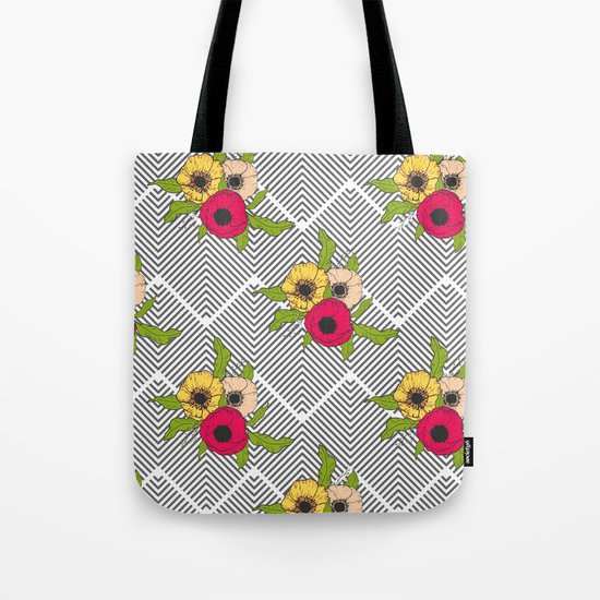 Geometric Garden #society6 #decor #buyart Tote Bag
