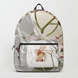 unwrapped Backpack | Orchid, Moth, Floral, Collage, Butterfly, Flower, Nature, Plasticwrap, Lotus, Sander 