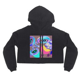 Rainbow eyes Hoody | Glasses, 3D, Fun, Shapes, Waves, Colorful, Color, Funny, Eye, Modern 