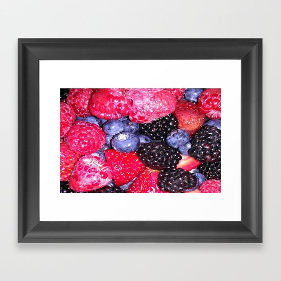 Berries Framed Art Print