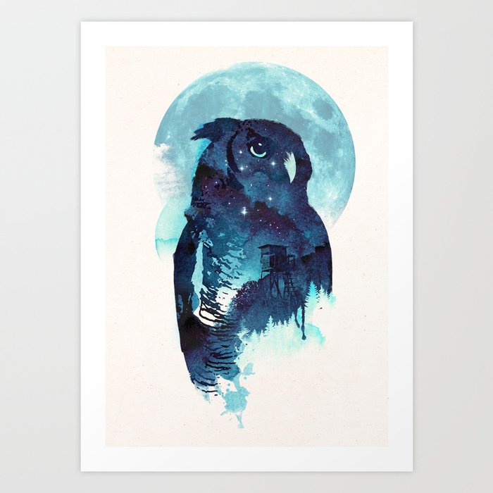 Discover the motif MIDNIGHT OWL by Robert Farkas as a print at TOPPOSTER