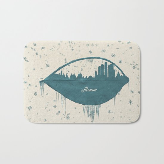 Frozen Moscow Bath Mat