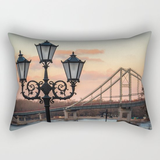 Street lamp Rectangular Pillow