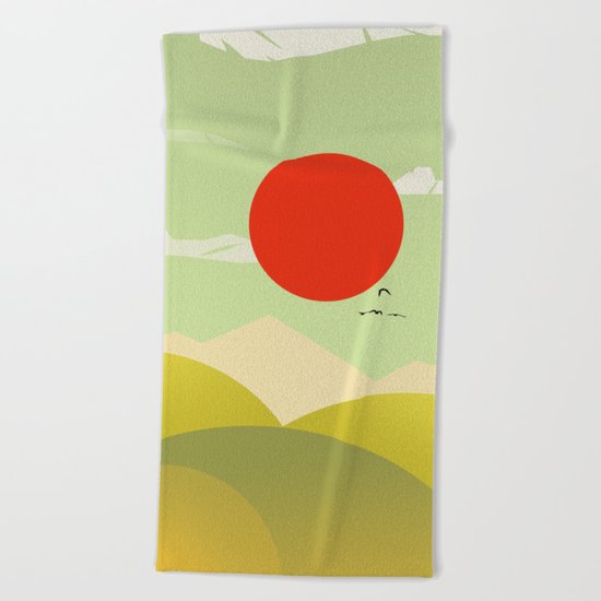 Countryside beauty Beach Towel