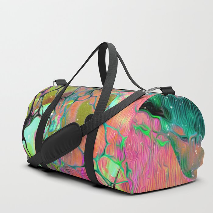 Iridescent duffle cheap bag
