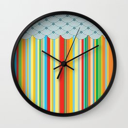the stripes Wall Clock