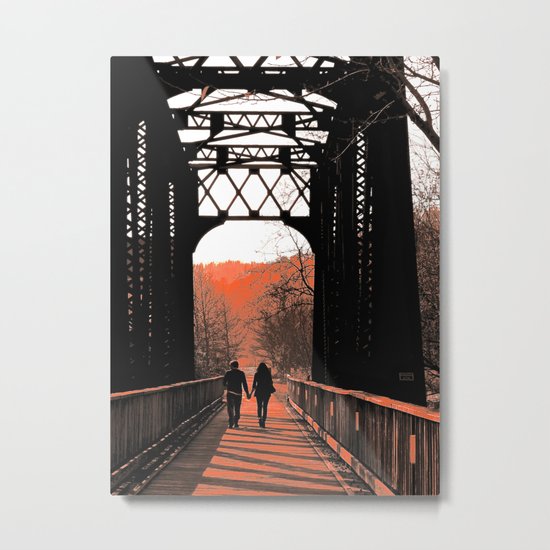 The Walk Metal Print
