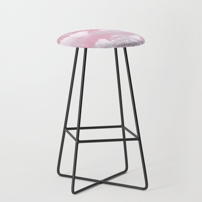 Clouds in a Pink Sky Bar Stool