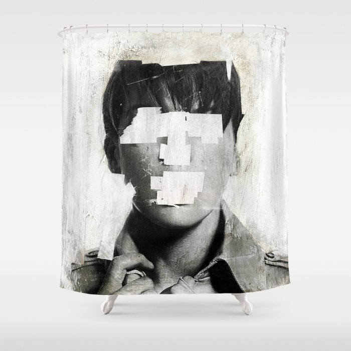 Faceless | number 02 Shower Curtain