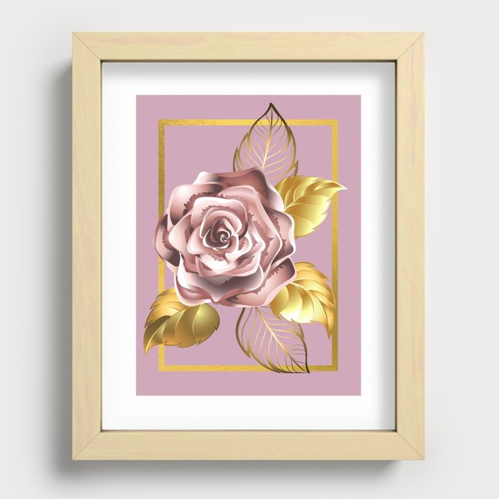 The Mother's Rose  Recessed Framed Print