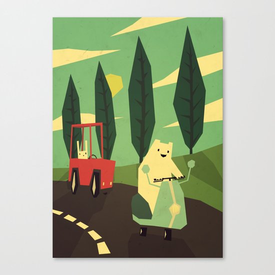The Chase Canvas Print