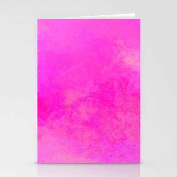 Bright pink background Stationery Cards