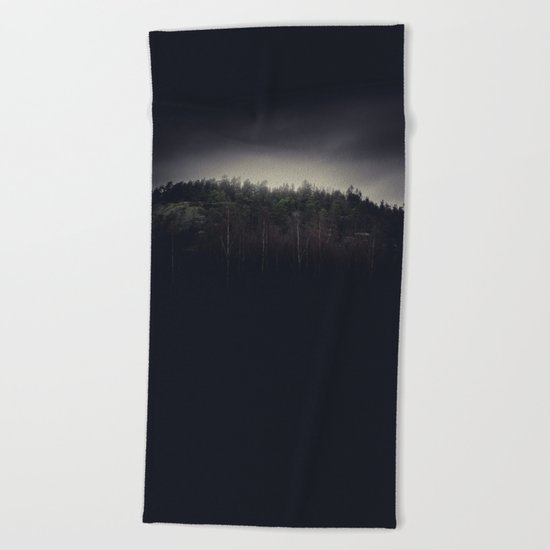 One final mountain to go Beach Towel