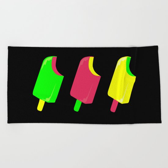 Popsicles Beach Towel