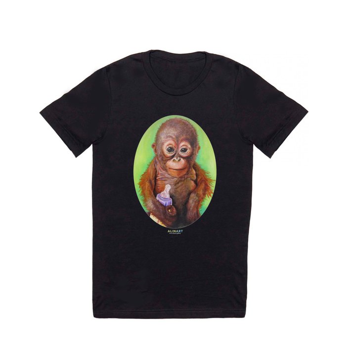 Budi the Rescued Baby Orangutan T Shirt by Bachmann | Society6